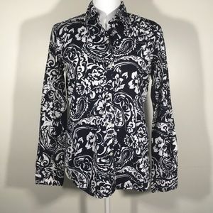 Chaps Button Down Womens Top